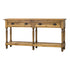 Fisher Wheat 2 Drawer Sofa Table - WCC Furniture & Mattress Center Lafayette & Lake Charles