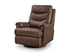 Flynwood Espresso Swivel Glider Recliner - WCC Furniture & Mattress Center Lafayette & Lake Charles
