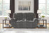 Foreside Charcoal DBL Reclining Loveseat w/ Console - WCC Furniture & Mattress Center Lafayette & Lake Charles