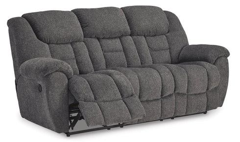 Foreside Charcoal Reclining Sofa - WCC Furniture & Mattress Center Lafayette & Lake Charles