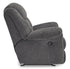 Foreside Charcoal Rocker Recliner - WCC Furniture & Mattress Center Lafayette & Lake Charles