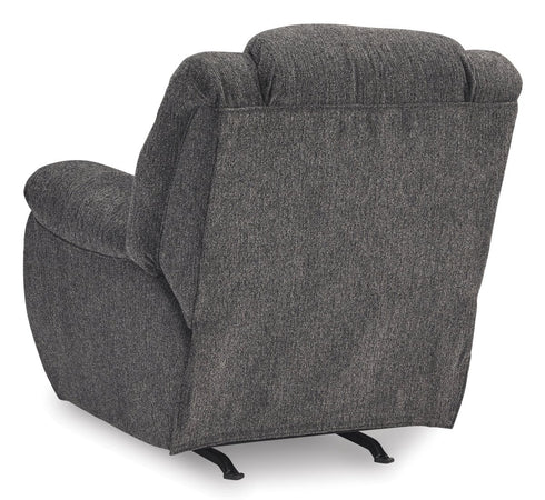 Foreside Charcoal Rocker Recliner - WCC Furniture & Mattress Center Lafayette & Lake Charles