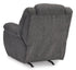 Foreside Charcoal Rocker Recliner - WCC Furniture & Mattress Center Lafayette & Lake Charles
