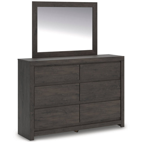 Fraluna Charcoal Dresser & Mirror - WCC Furniture & Mattress Center Lafayette & Lake Charles