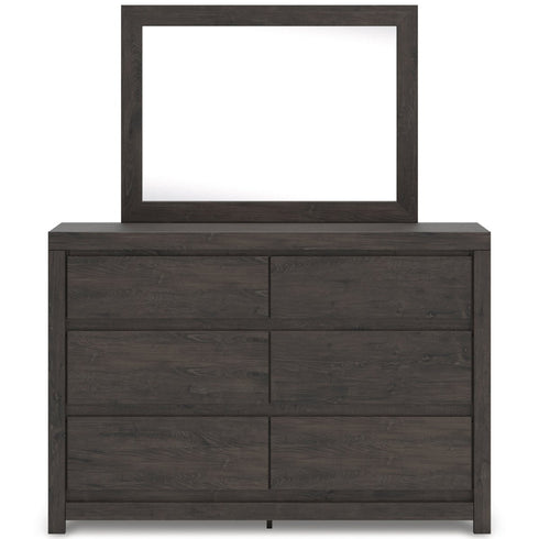 Fraluna Charcoal Dresser & Mirror - WCC Furniture & Mattress Center Lafayette & Lake Charles