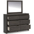 Fraluna Charcoal Dresser & Mirror - WCC Furniture & Mattress Center Lafayette & Lake Charles