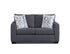 Franz Charcoal Loveseat - WCC Furniture & Mattress Center Lafayette & Lake Charles