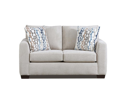 Franz Parchment Loveseat - WCC Furniture & Mattress Center Lafayette & Lake Charles