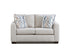 Franz Parchment Loveseat - WCC Furniture & Mattress Center Lafayette & Lake Charles
