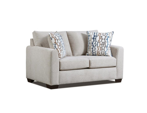 Franz Parchment Loveseat - WCC Furniture & Mattress Center Lafayette & Lake Charles