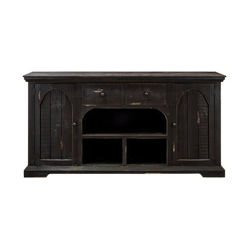 Frisco Medium Limousine Black Console - WCC Furniture & Mattress Center Lafayette & Lake Charles