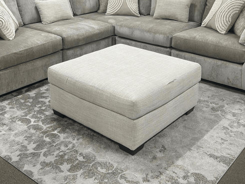 Fritz Cream Ottoman - WCC Furniture & Mattress Center Lafayette & Lake Charles