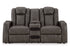 Fyne - Dyme Shadow Power Reclining Loveseat - WCC Furniture & Mattress Center Lafayette & Lake Charles