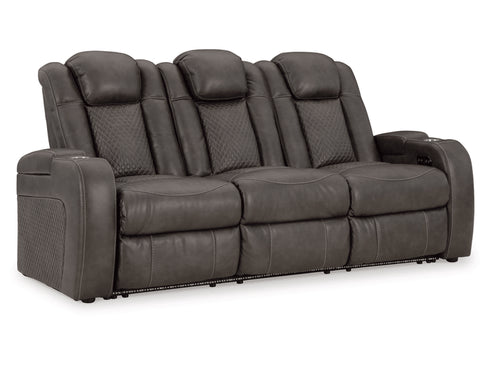 Fyne - Dyme Shadow Power Reclining Sofa - WCC Furniture & Mattress Center Lafayette & Lake Charles