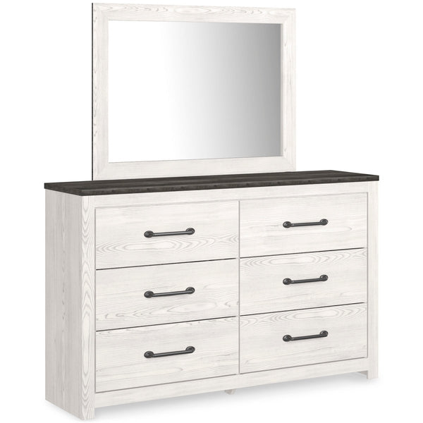 Gerridan White Dresser & Mirror - WCC Furniture & Mattress Center Lafayette & Lake Charles