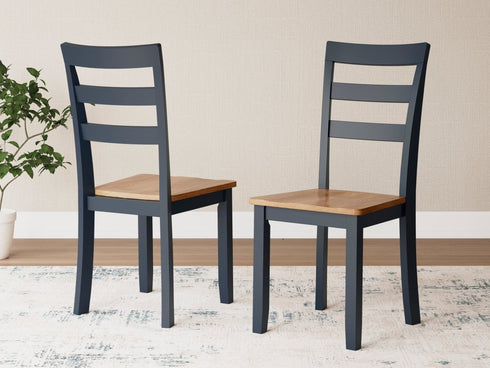 Gesthaven Blue/Natural 6 Piece Dining Set - WCC Furniture & Mattress Center Lafayette & Lake Charles