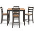 Gesthaven Brown/Natural 5 Piece Counter Height Dining Set - WCC Furniture & Mattress Center Lafayette & Lake Charles