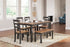 Gesthaven Brown/Natural 6 Piece Dining Set - WCC Furniture & Mattress Center Lafayette & Lake Charles