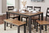 Gesthaven Brown/Natural 6 Piece Dining Set - WCC Furniture & Mattress Center Lafayette & Lake Charles
