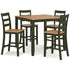 Gesthaven Green/Natural 5 Piece Counter Height Dining Set - WCC Furniture & Mattress Center Lafayette & Lake Charles