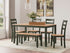 Gesthaven Green/Natural 6 Piece Dining Set - WCC Furniture & Mattress Center Lafayette & Lake Charles