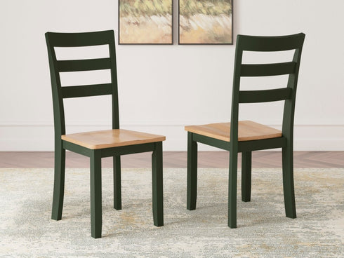 Gesthaven Green/Natural 6 Piece Dining Set - WCC Furniture & Mattress Center Lafayette & Lake Charles