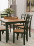 Gesthaven Green/Natural 6 Piece Dining Set - WCC Furniture & Mattress Center Lafayette & Lake Charles