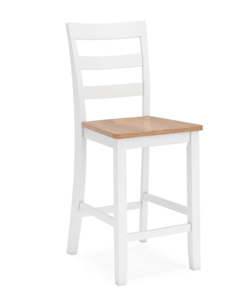 Gesthaven White/Natural 5 Piece Counter Height Dining Set - WCC Furniture & Mattress Center Lafayette & Lake Charles