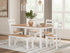 Gesthaven White/Natural 6 Piece Dining Set - WCC Furniture & Mattress Center Lafayette & Lake Charles