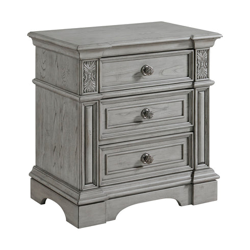 Glenmore Aged Grey Nightstand
