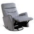 Gordon Capri Silver Manual Swivel Recliner - WCC Furniture & Mattress Center Lafayette & Lake Charles