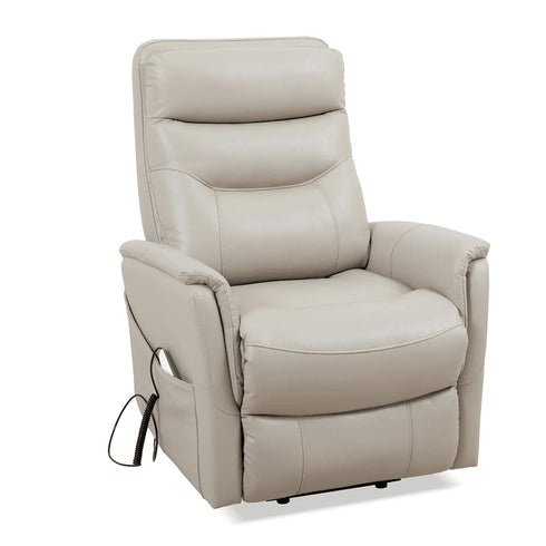 Gordon Soft Ivory Power Lift Recliner - WCC Furniture & Mattress Center Lafayette & Lake Charles