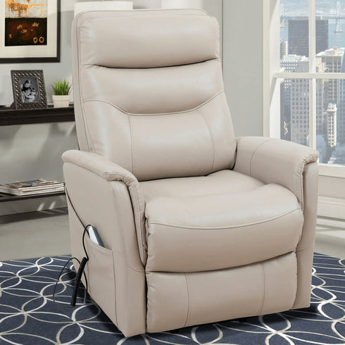 Gordon Soft Ivory Power Lift Recliner - WCC Furniture & Mattress Center Lafayette & Lake Charles
