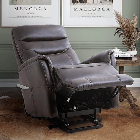 Gordon Truffle Power Lift Recliner - WCC Furniture & Mattress Center Lafayette & Lake Charles