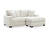 Greenbriar Ivory Sofa Chaise - WCC Furniture & Mattress Center Lafayette & Lake Charles