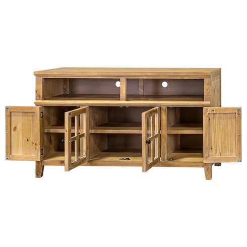 Hacienda Light Barnwood 60" TV Stand Console - WCC Furniture & Mattress Center Lafayette & Lake Charles