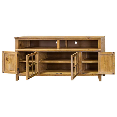 Hacienda Light Barnwood 72" TV Stand Console - WCC Furniture & Mattress Center Lafayette & Lake Charles