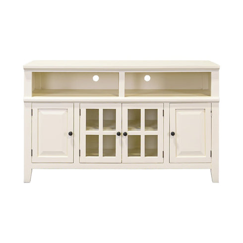 Hacienda Swiss Coffee 60" TV Stand Console - WCC Furniture & Mattress Center Lafayette & Lake Charles