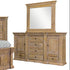 Harrison Light Barnwood Dresser & Mirror - WCC Furniture & Mattress Center Lafayette & Lake Charles