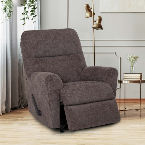 Harvey Contend Mocha Rocker Recliner - WCC Furniture & Mattress Center Lafayette & Lake Charles