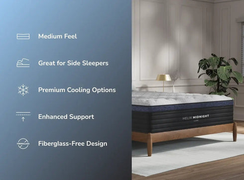 Helix Luxe Midnight Medium - WCC Furniture & Mattress Center Lafayette & Lake Charles