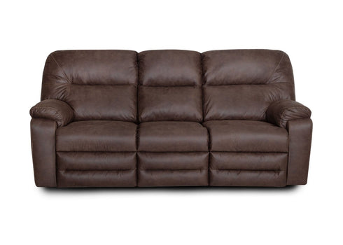 Holden Osbourne Walnut Reclining Sofa - WCC Furniture & Mattress Center Lafayette & Lake Charles