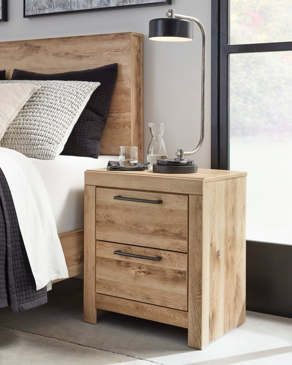 Hyanna Tan Brown Nightstand - WCC Furniture & Mattress Center Lafayette & Lake Charles