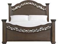 Brunswick Mahogany Panel Bed