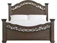 Brunswick Mahogany Panel Bed