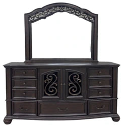 Brunswick Mahogany Dresser & Mirror
