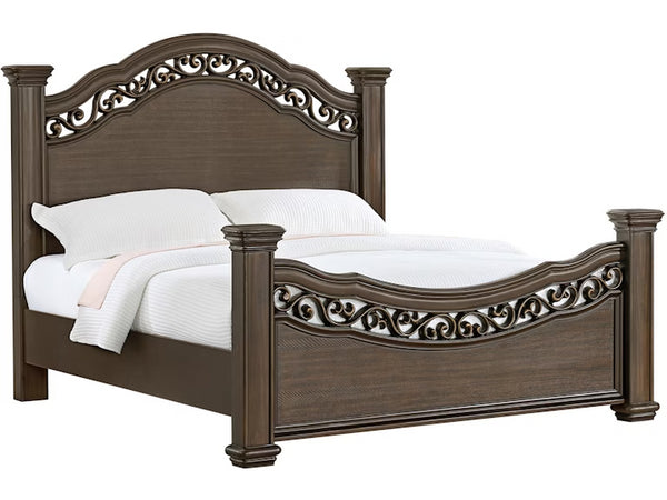Brunswick Mahogany Panel Bed