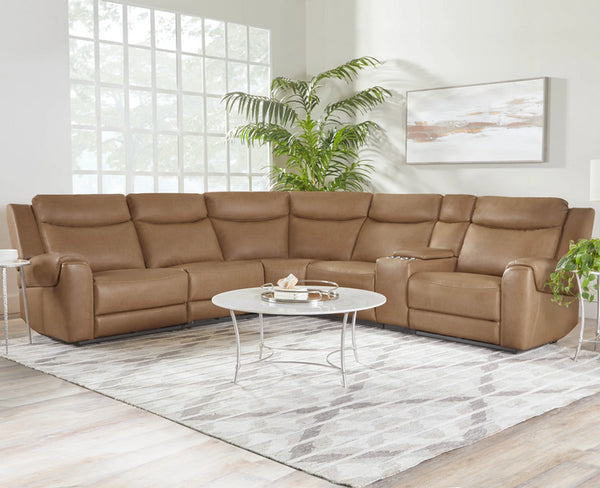 Momentum Cashew Power Reclining Sectional