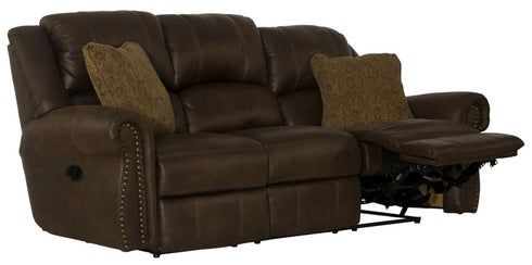 Pickett Walnut Reclining Sofa