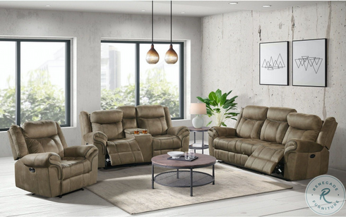 Sorrento Brown Glider Recliner
